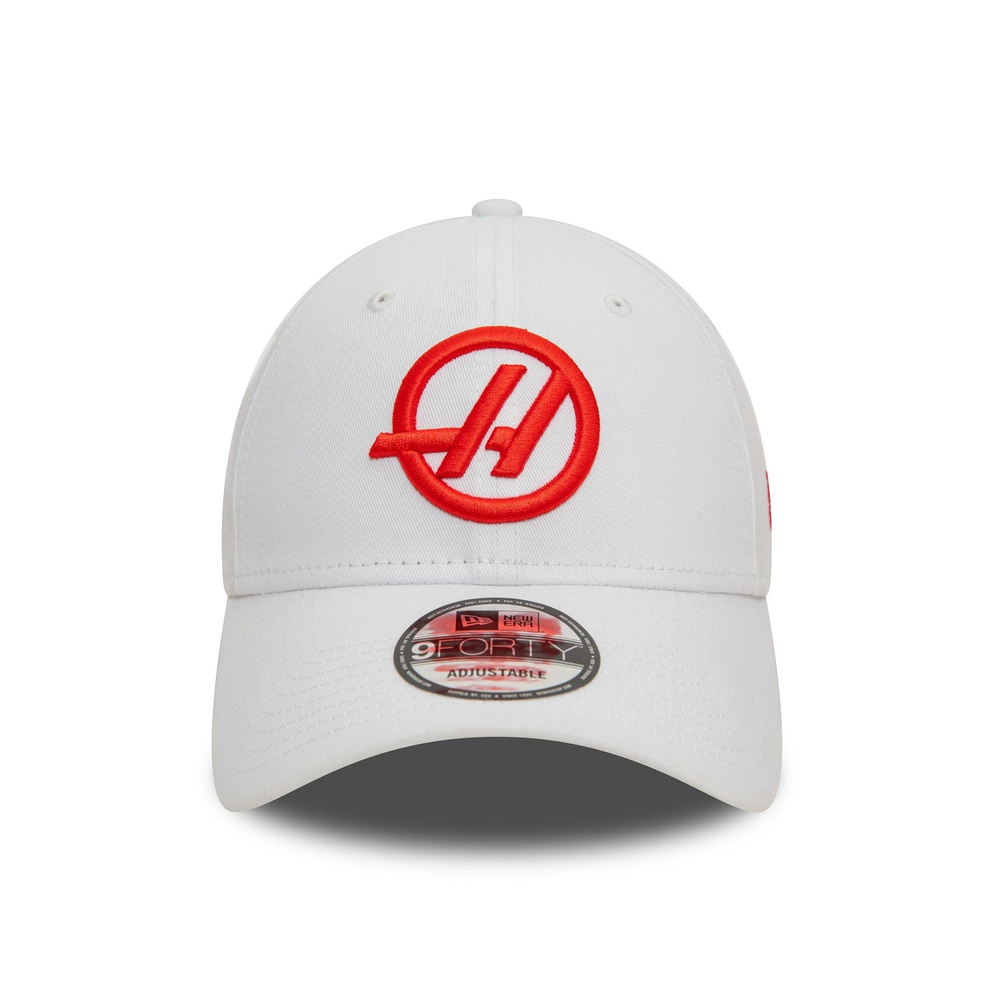 This is a Haas Formula 1 Essential White 9FORTY Adjustable Cap 3