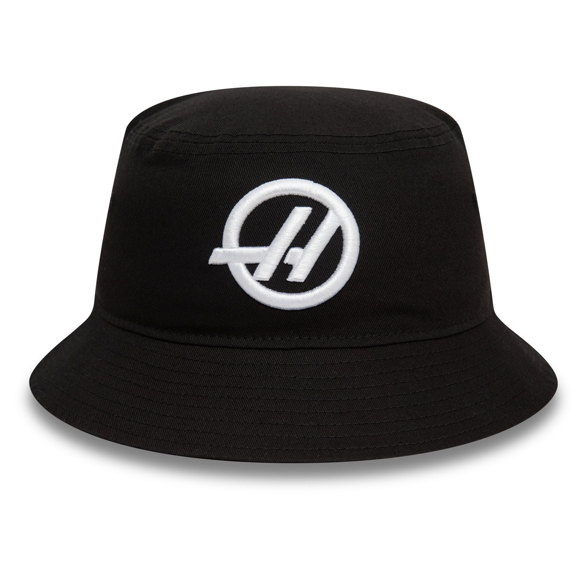 This is a Haas Formula 1 Black Tapered Bucket Hat 2