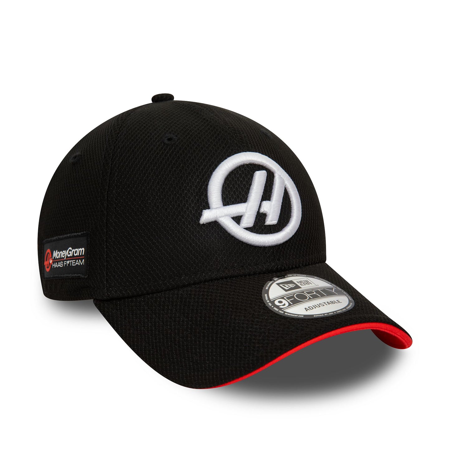 This is a Haas Formula 1 Team Black 9FORTY Adjustable Cap 3