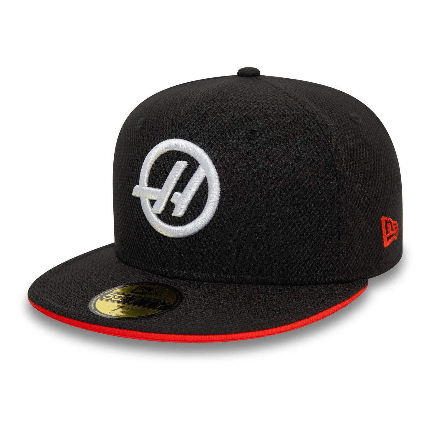 This is a MoneyGram Haas F1 Team Black 59FIFTY Fitted Cap 1