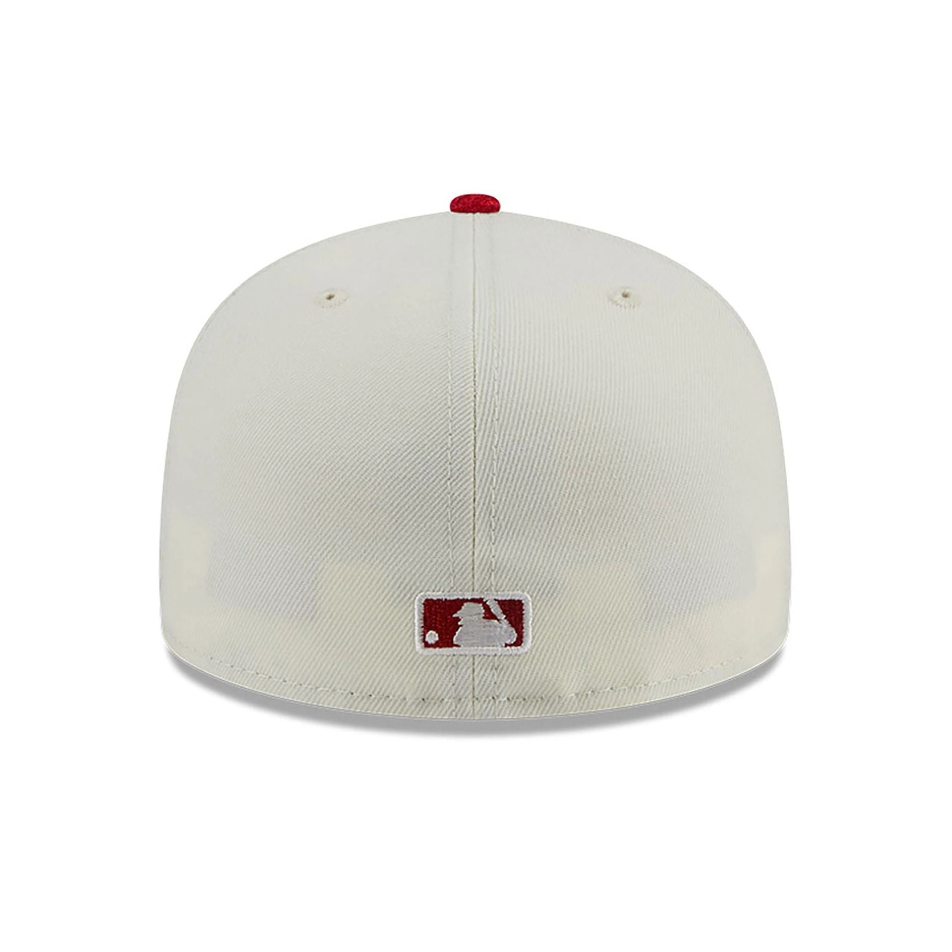 This is a LA Angels City Mesh Chrome White 59FIFTY Fitted Cap 5