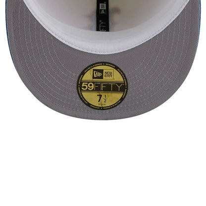 This is a Boston Red Sox City Mesh Chrome White 59FIFTY Fitted Cap 4