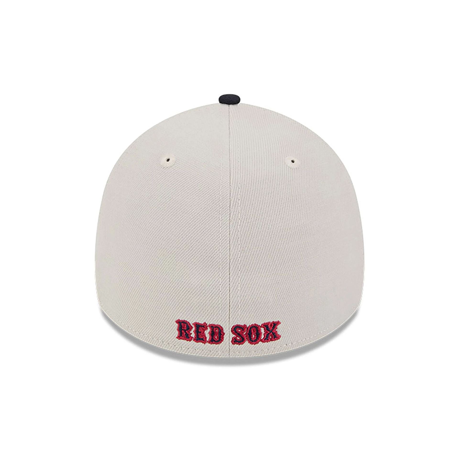 This is a Boston Red Sox MLB 4th Of July Grey 39THIRTY Stretch Fit Cap 5