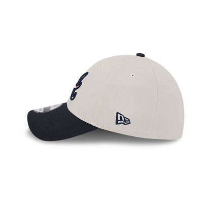 This is a Atlanta Braves MLB 4th Of July Navy 39THIRTY Stretch Fit Cap 7