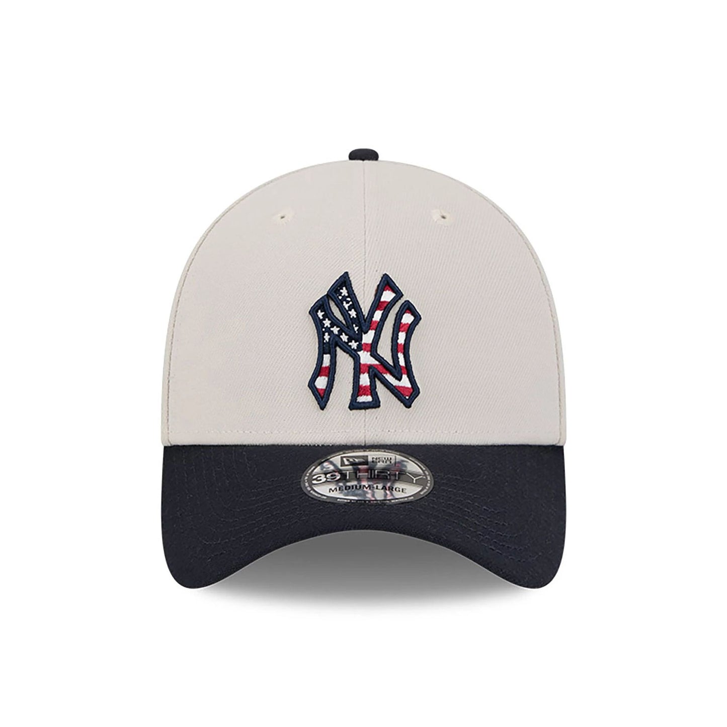 This is a New York Yankees MLB 4th Of July Navy 39THIRTY Stretch Fit Cap 3