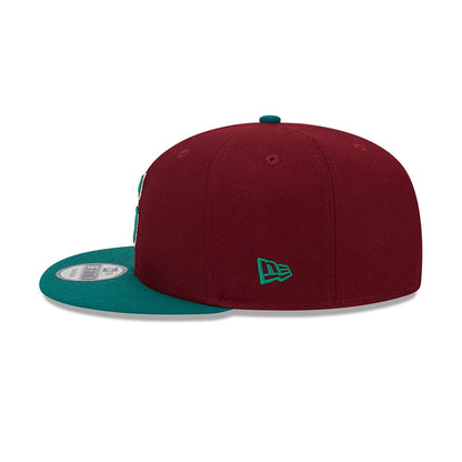 This is a Seattle Mariners MLB Big League Chew Dark Red 9FIFTY Snapback Cap 6