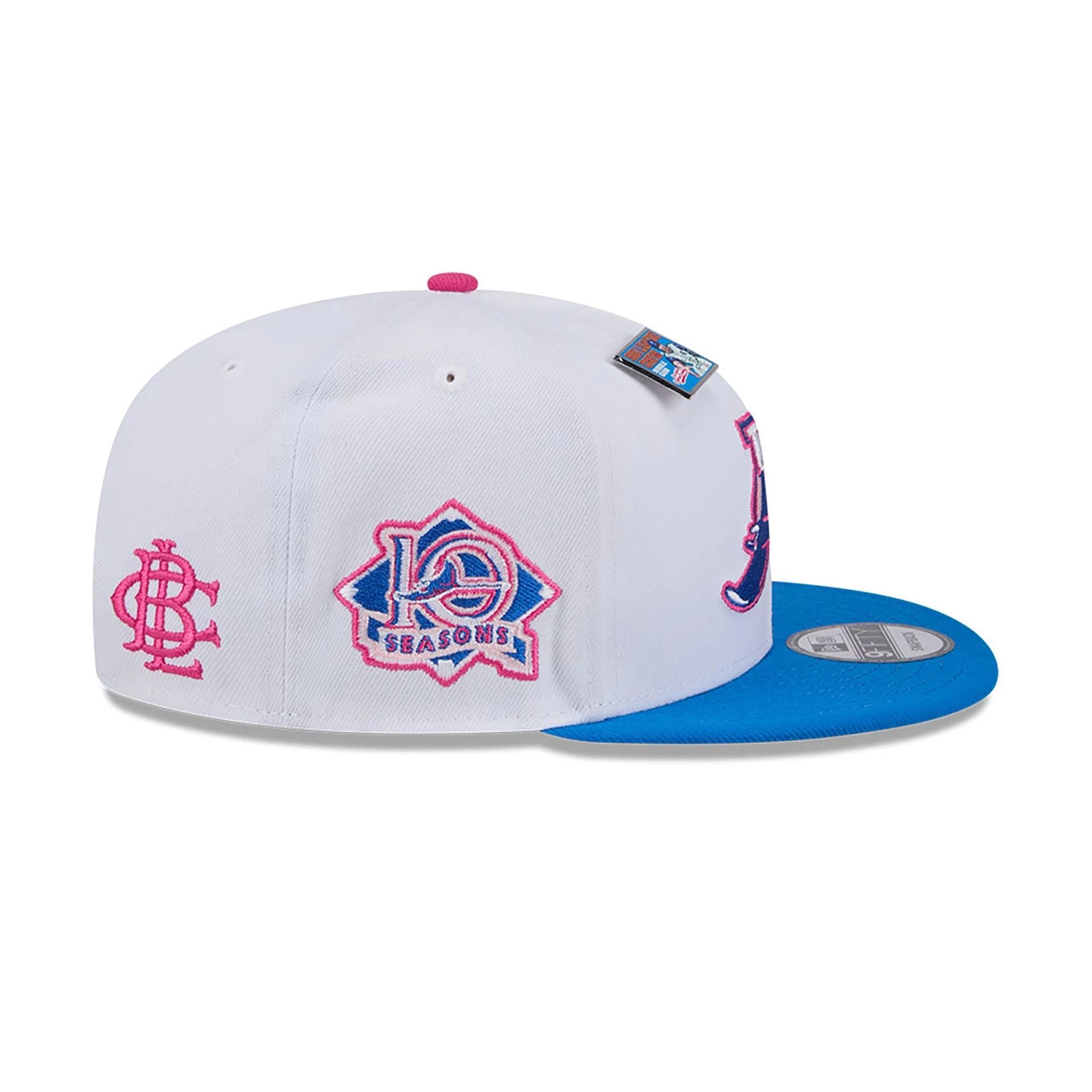 This is a Tampa Bay Rays MLB Big League Chew White 9FIFTY Snapback Cap 5