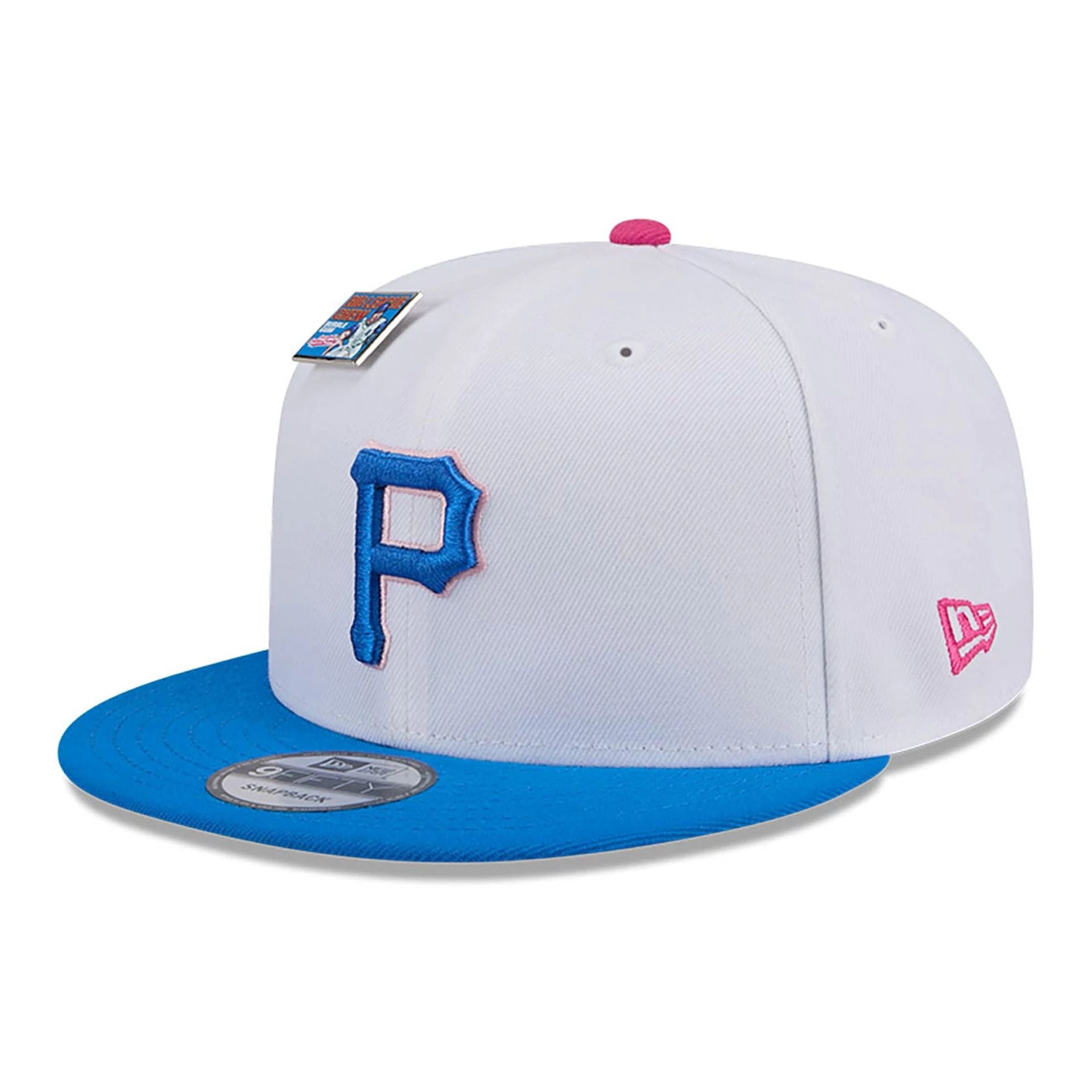 This is a Pittsburgh Pirates MLB Big League Chew White 9FIFTY Snapback Cap 4