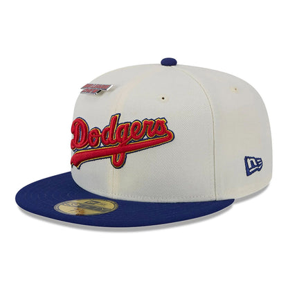 This is a LA Dodgers MLB Big League Chew White 59FIFTY Fitted Cap 5