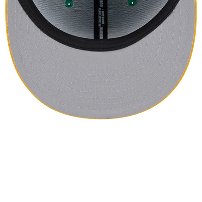 This is a Oakland Athletics MLB Big League Chew Green 59FIFTY Fitted Cap 2