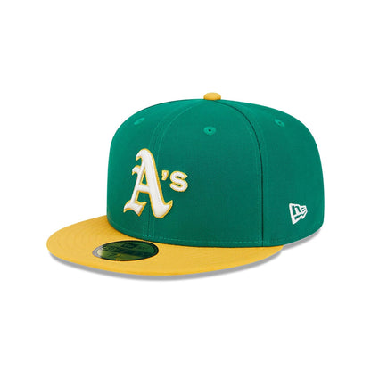 This is a Oakland Athletics MLB Big League Chew Green 59FIFTY Fitted Cap 6