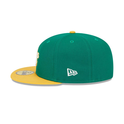 This is a Oakland Athletics MLB Big League Chew Green 59FIFTY Fitted Cap 3