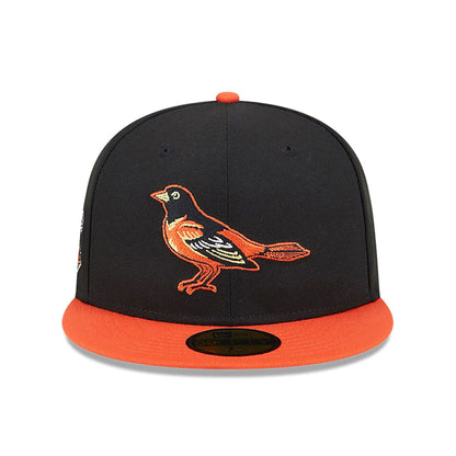 This is a Baltimore Orioles MLB Big League Chew Black 59FIFTY Fitted Cap 3