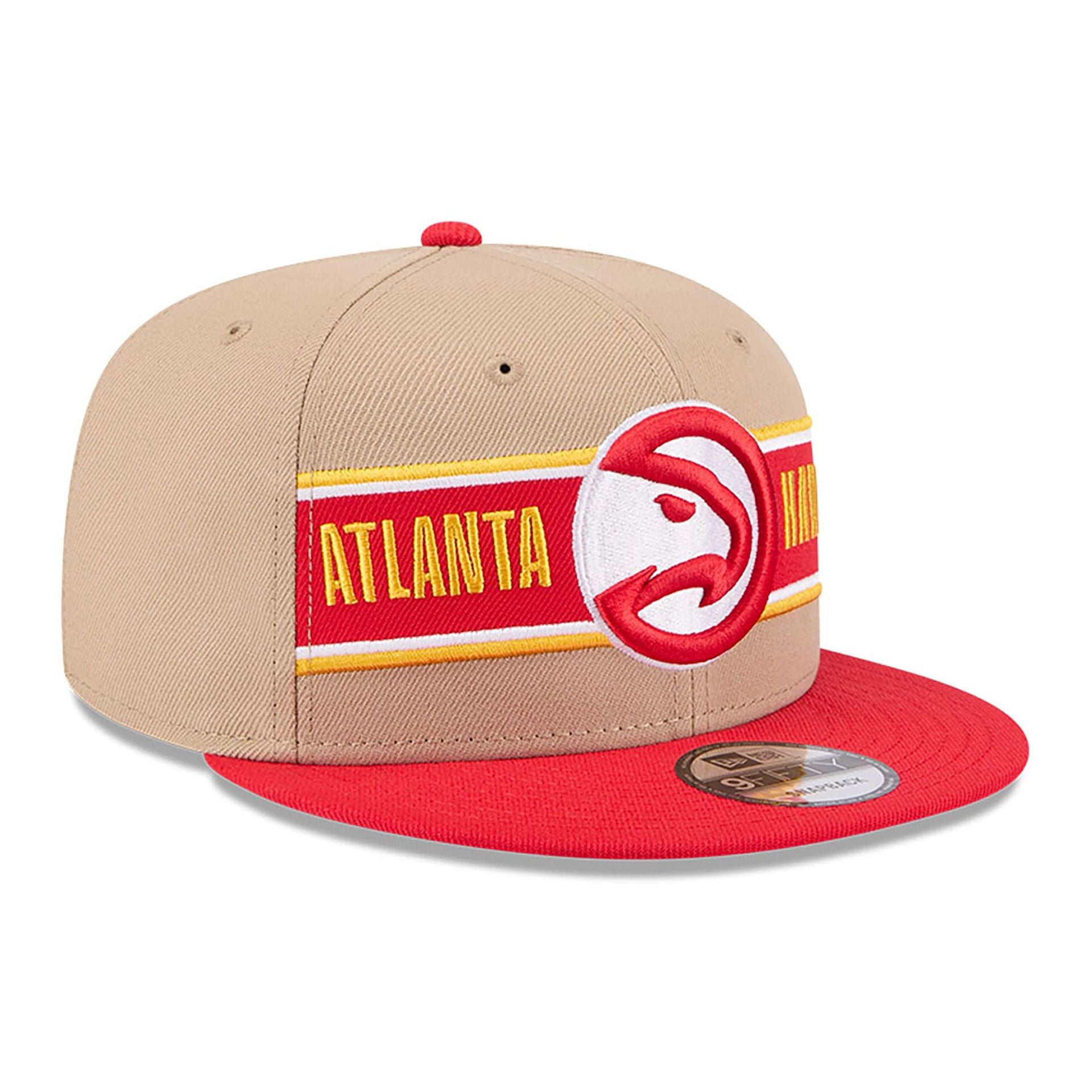 This is a Atlanta Hawks NBA Draft Beige 9FIFTY Snapback Cap 5