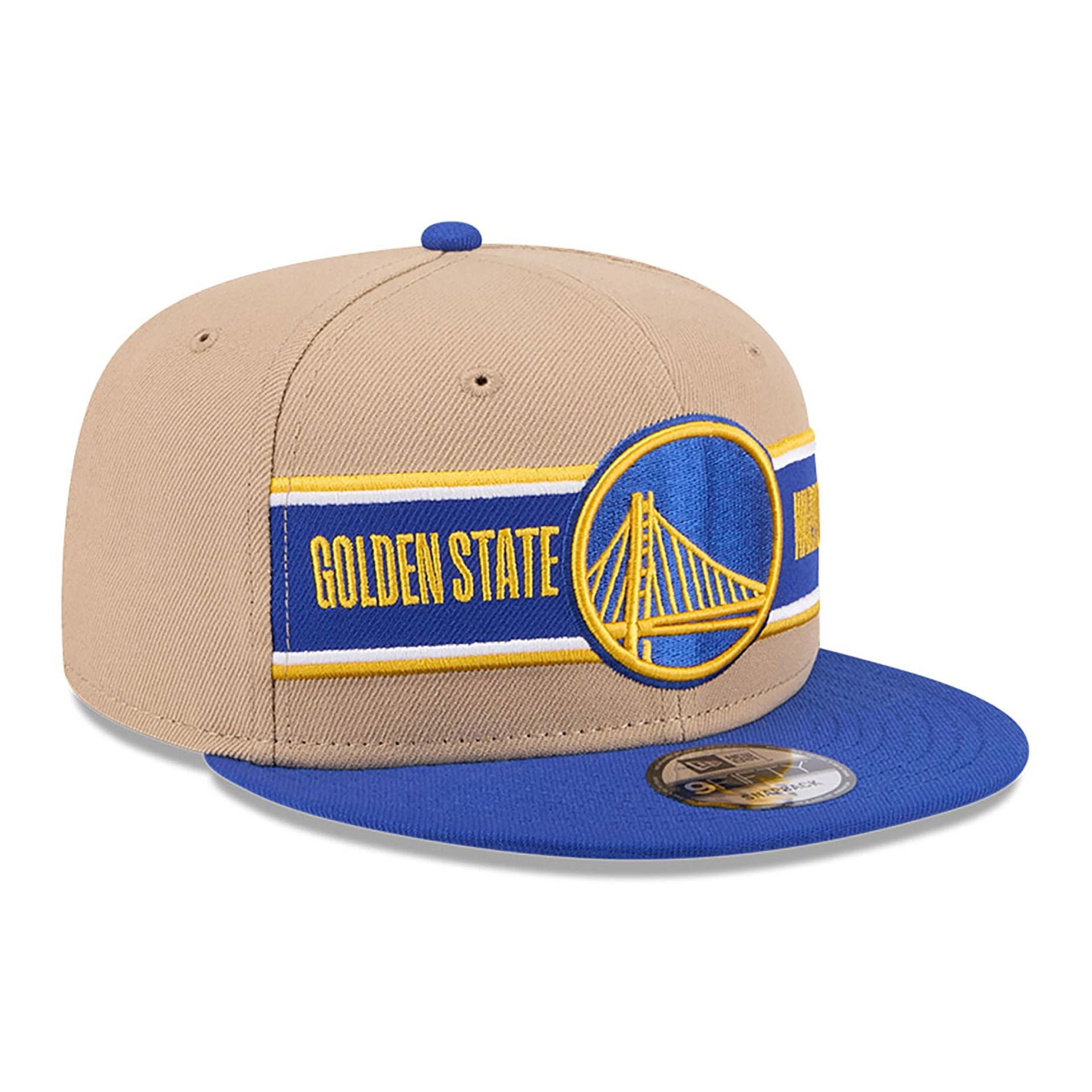 This is a Golden State Warriors NBA Draft Beige 9FIFTY Snapback Cap 4