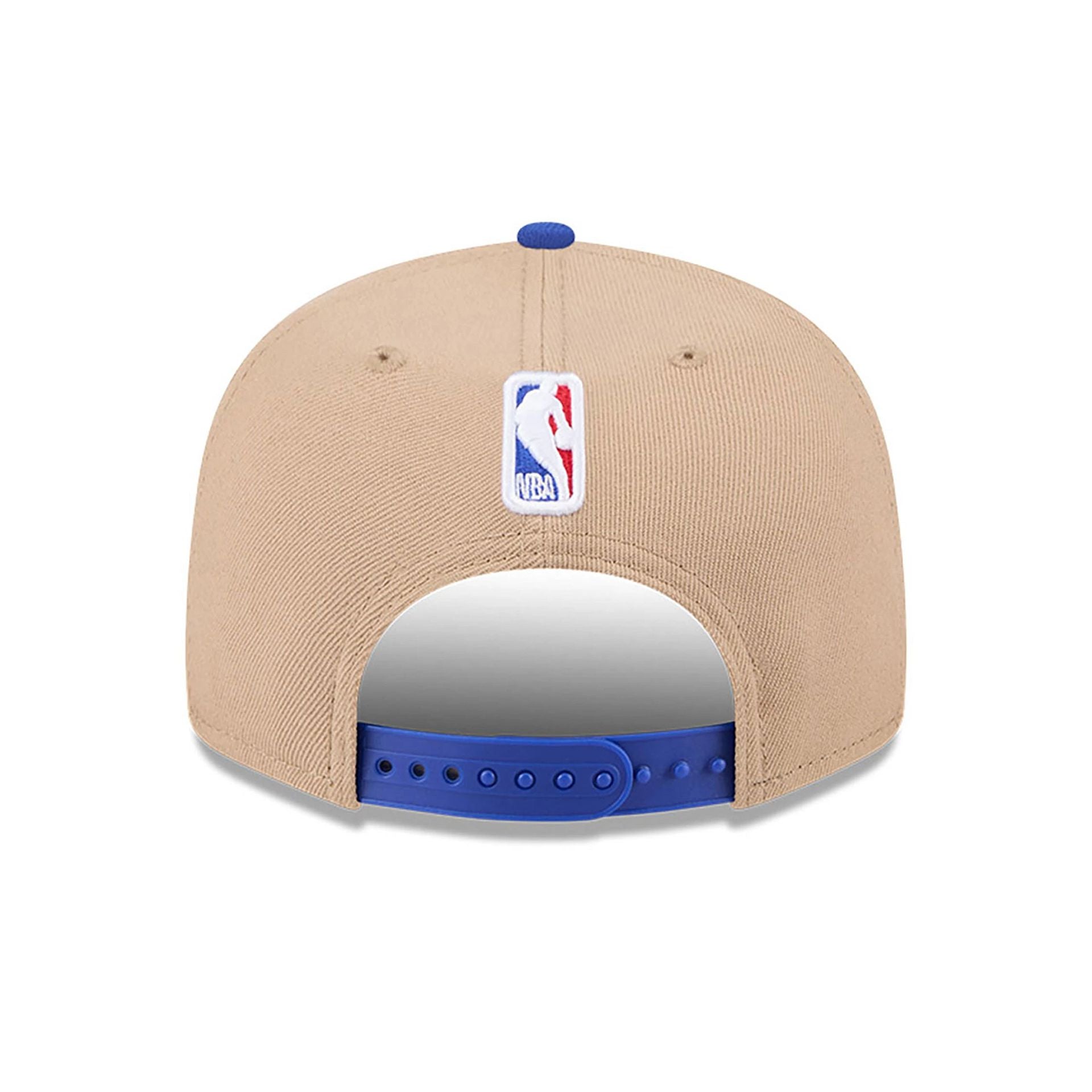 This is a Golden State Warriors NBA Draft Beige 9FIFTY Snapback Cap 7