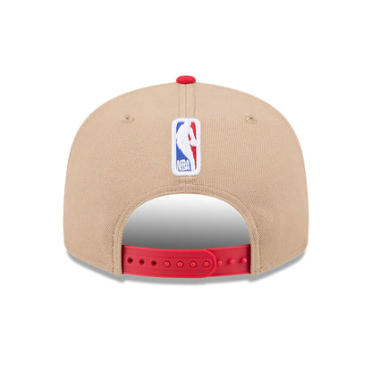 This is a Chicago Bulls NBA Draft Beige 9FIFTY Snapback Cap 6