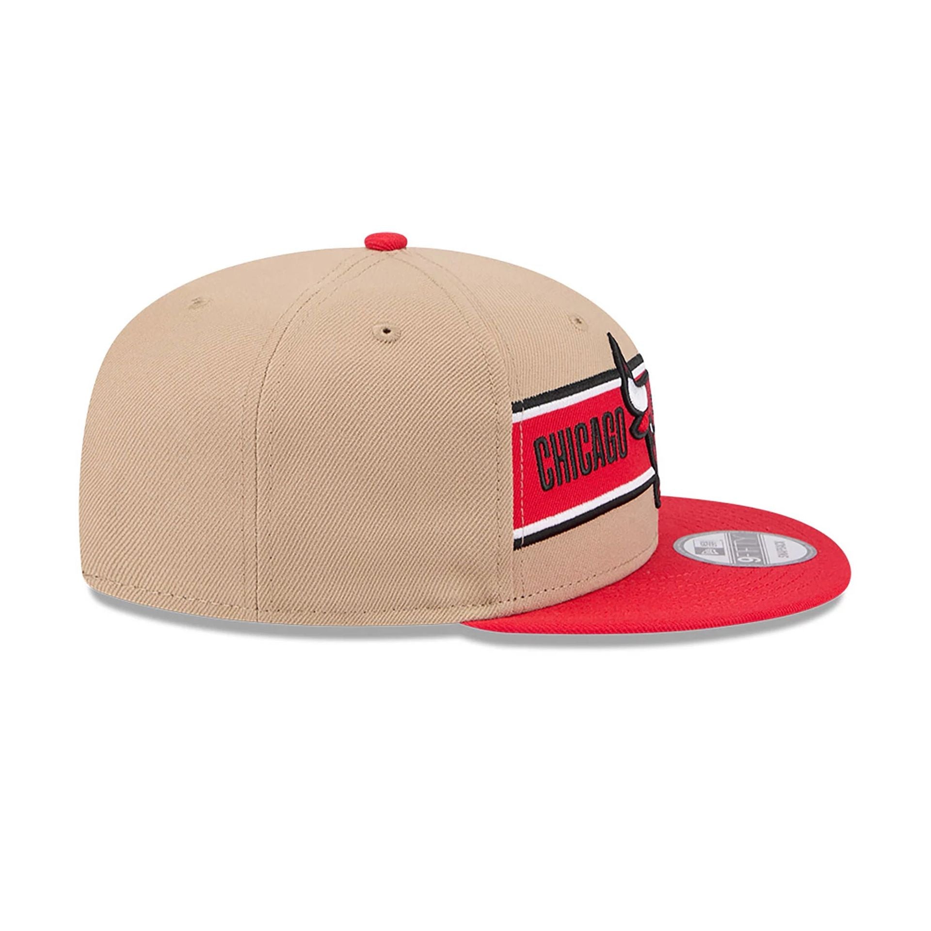 This is a Chicago Bulls NBA Draft Beige 9FIFTY Snapback Cap 7