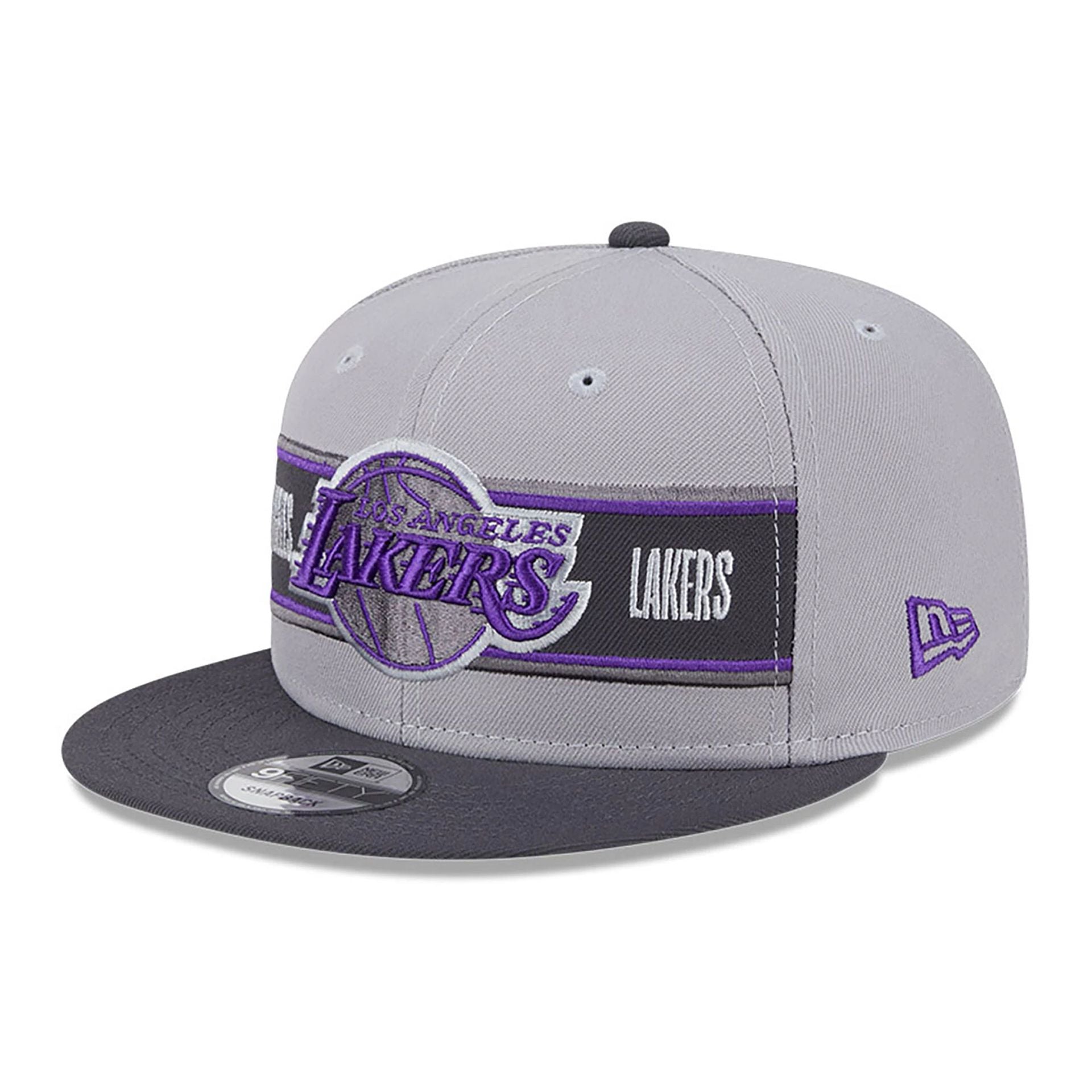 This is a LA Lakers NBA Draft Grey 9FIFTY Snapback Cap 1