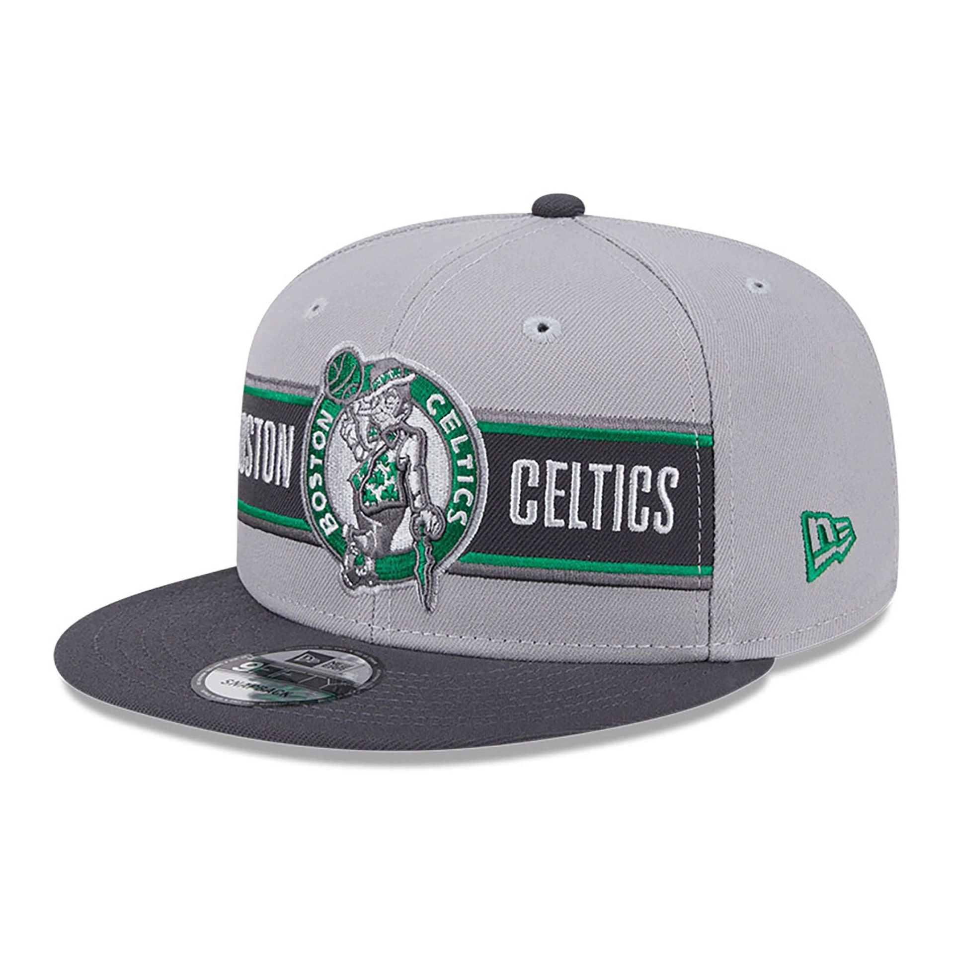 This is a Boston Celtics NBA Draft Grey 9FIFTY Snapback Cap 1