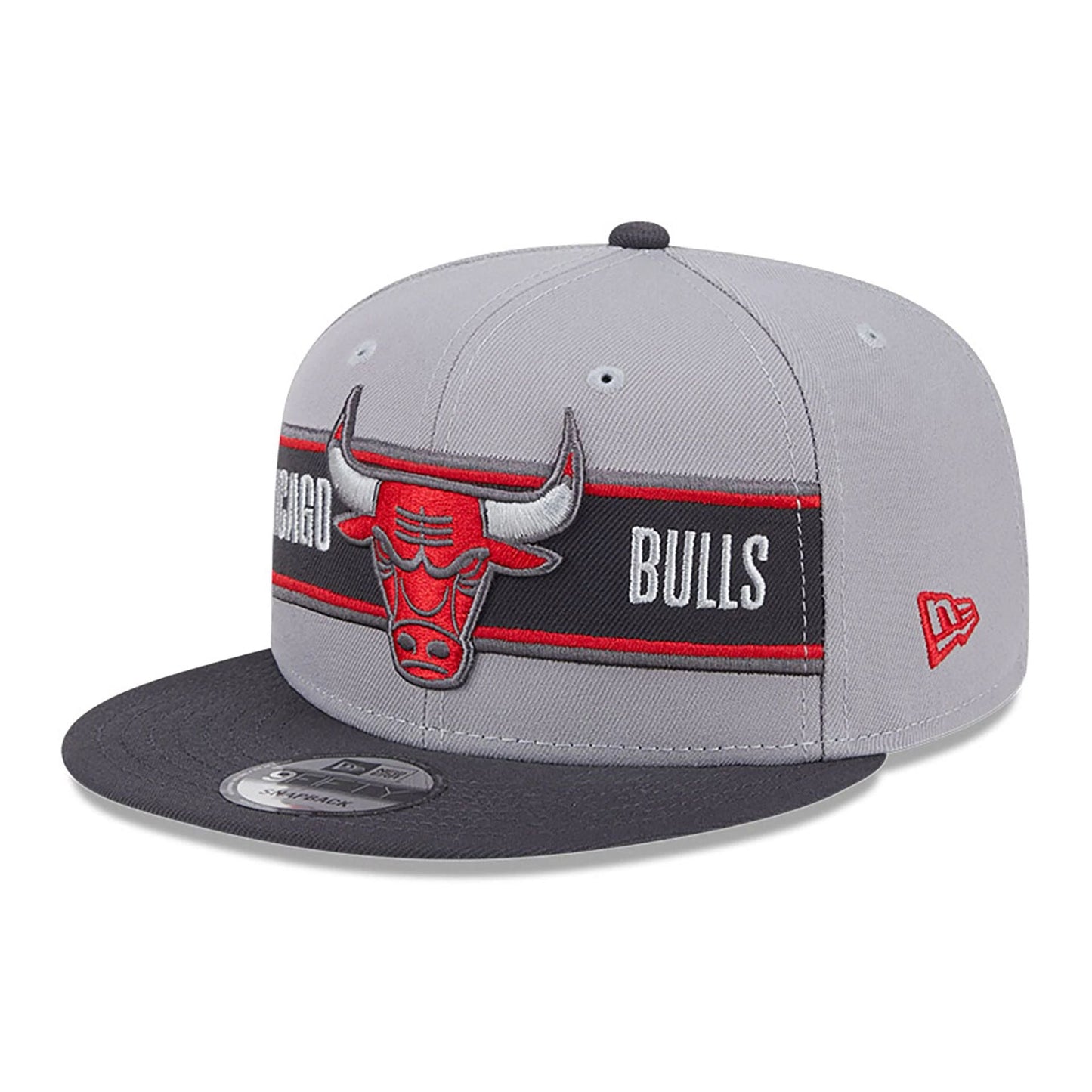 This is a Chicago Bulls NBA Draft Grey 9FIFTY Snapback Cap 1