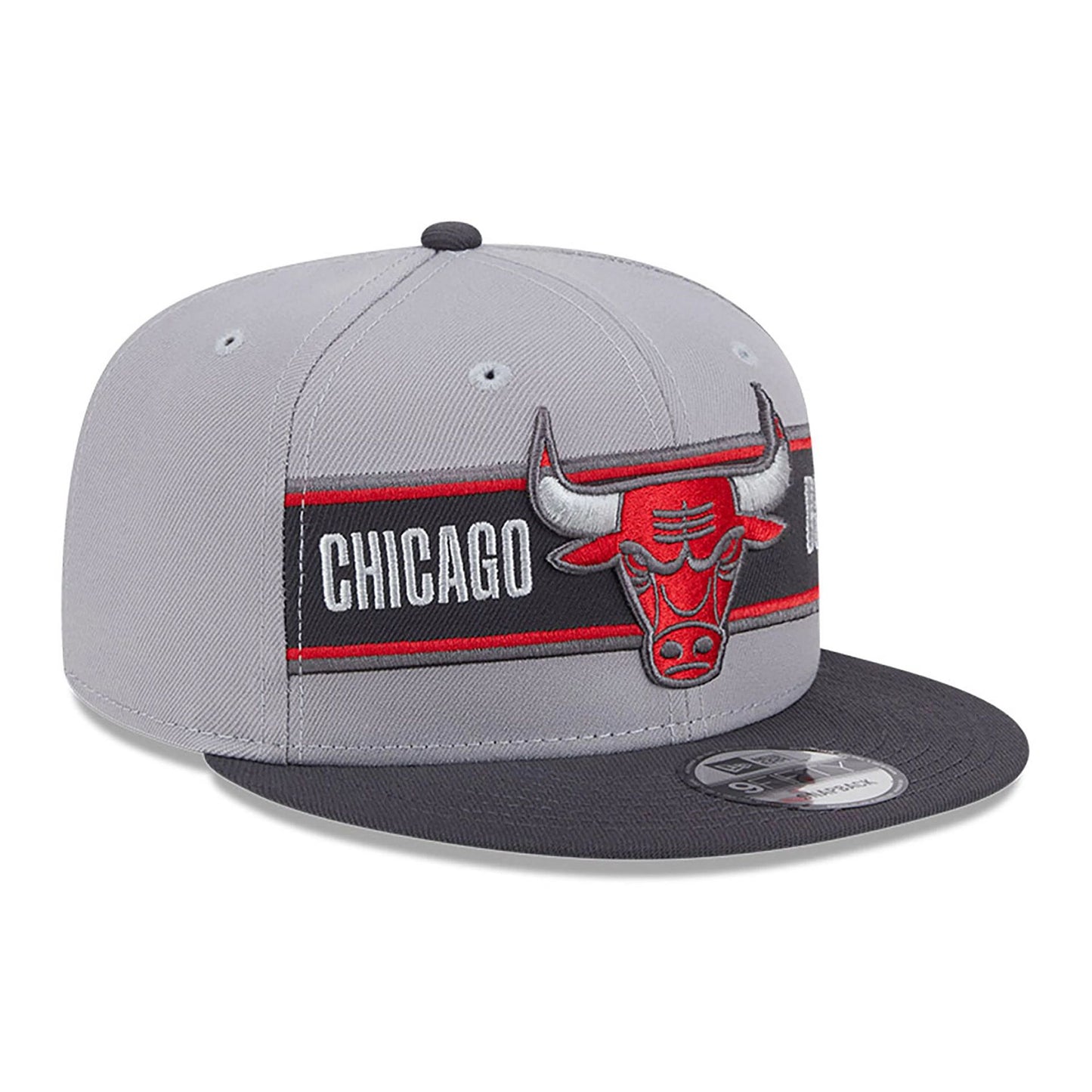 This is a Chicago Bulls NBA Draft Grey 9FIFTY Snapback Cap 5