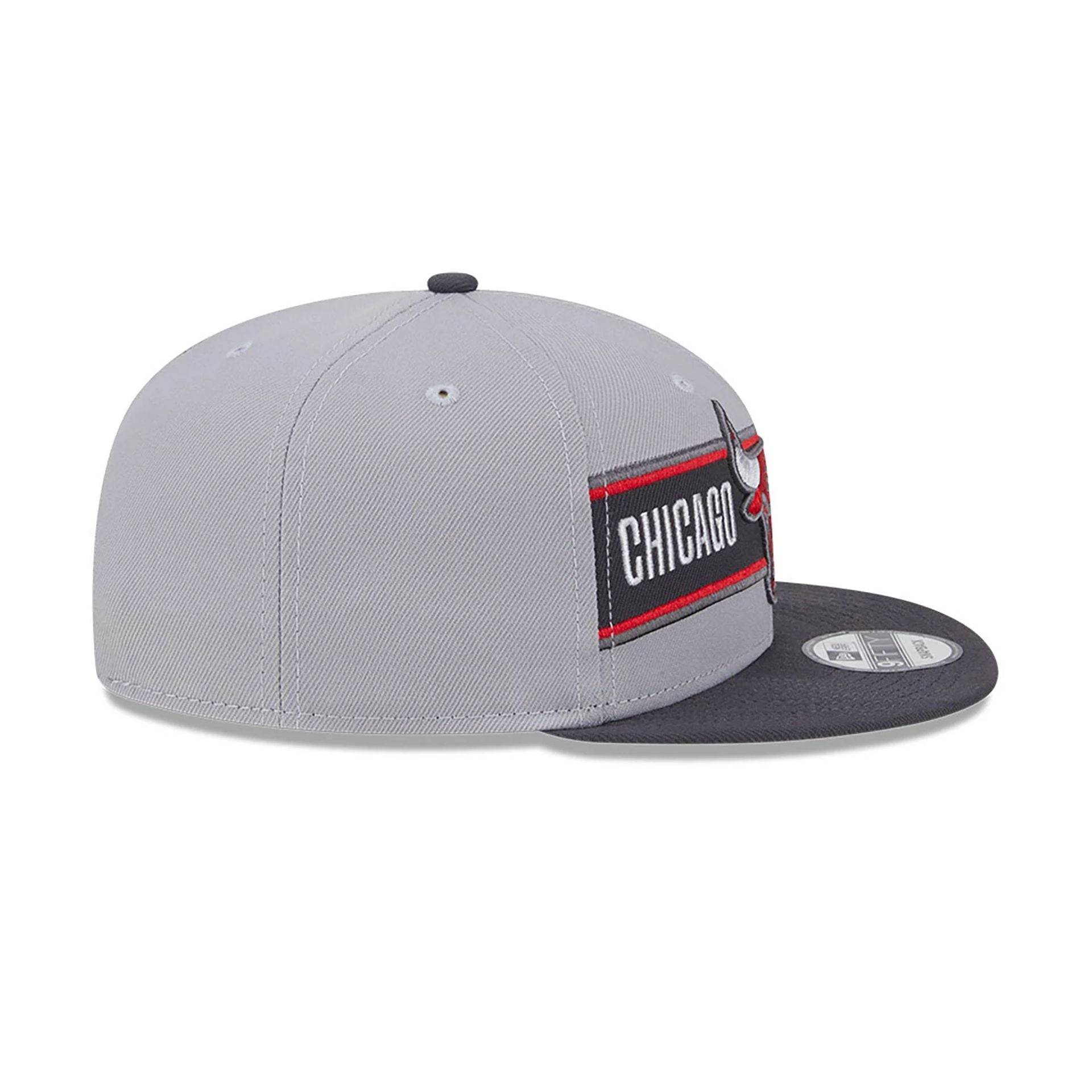 This is a Chicago Bulls NBA Draft Grey 9FIFTY Snapback Cap 7