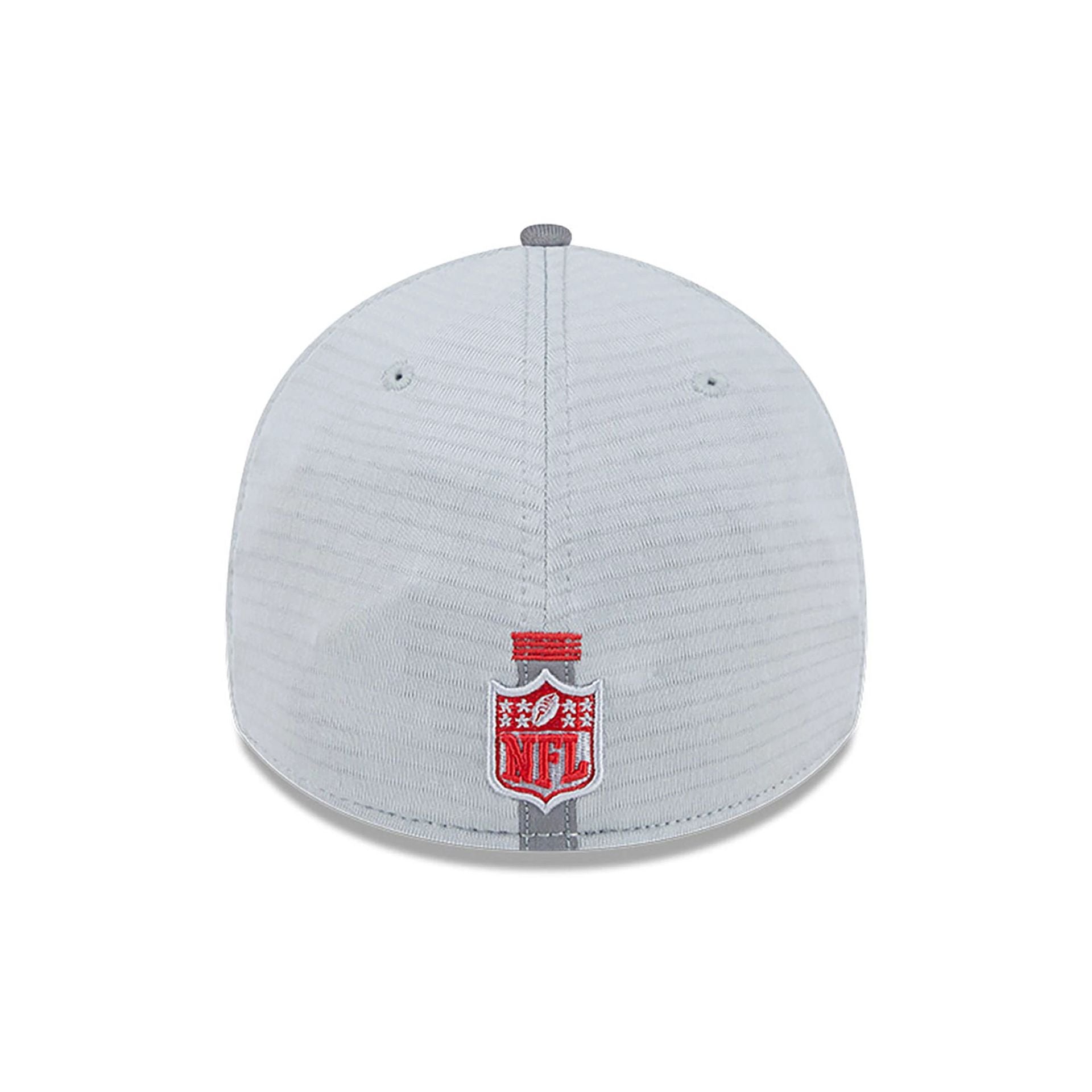 This is a Buffalo Bills NFL Training 2024 Grey 39THIRTY Stretch Fit Cap 5