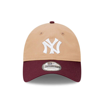 This is a New York Yankees World Series Light Beige 9TWENTY Adjustable Cap 3