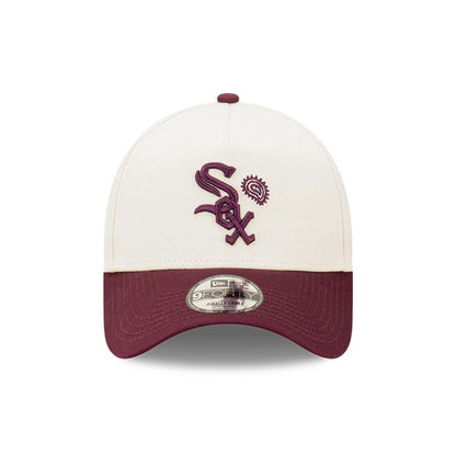 This is a Chicago White Sox Paisley Hit White 9FORTY A-Frame Adjustable Cap 3