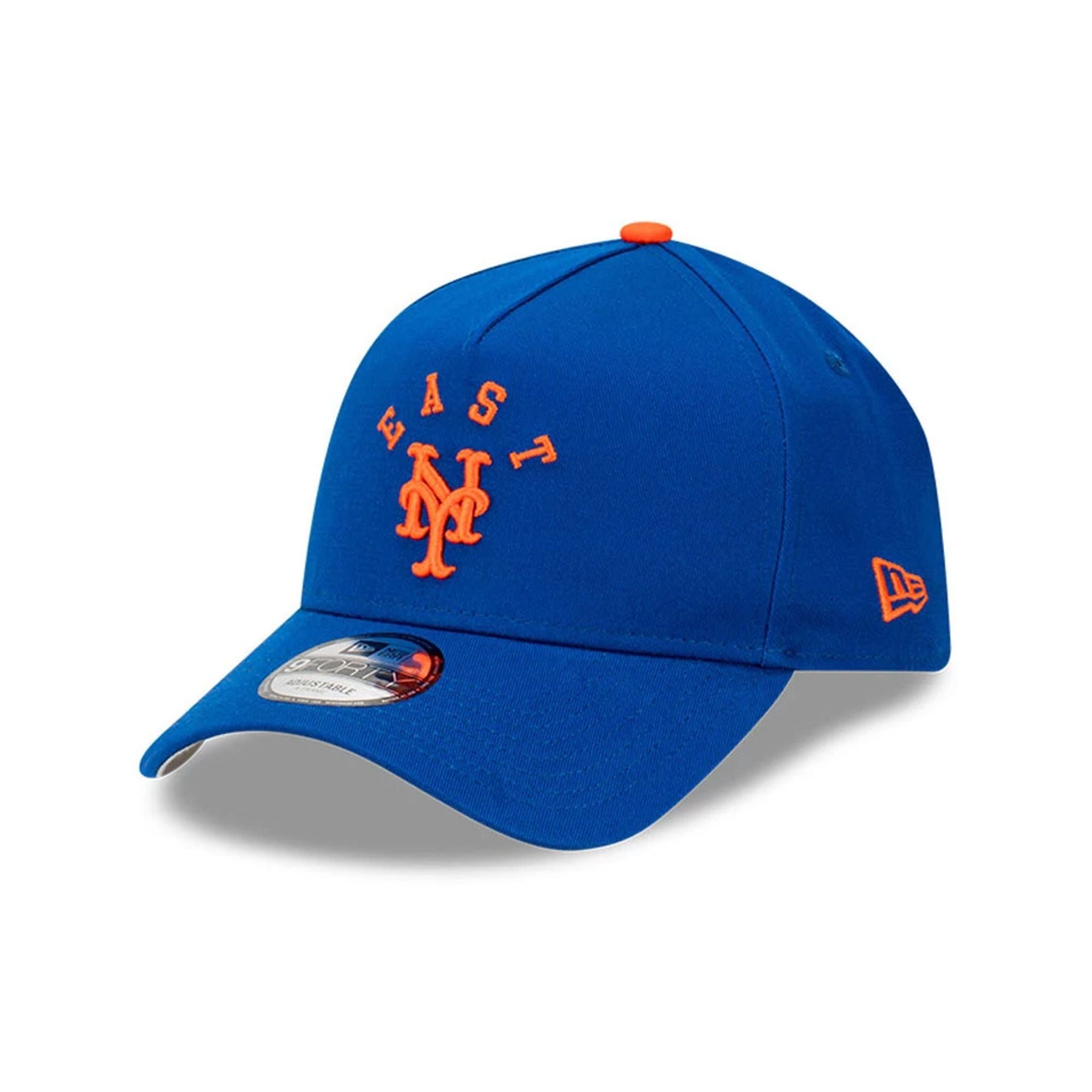 This is a New York Mets Team Division Blue 9FORTY A-Frame Adjustable Cap 4