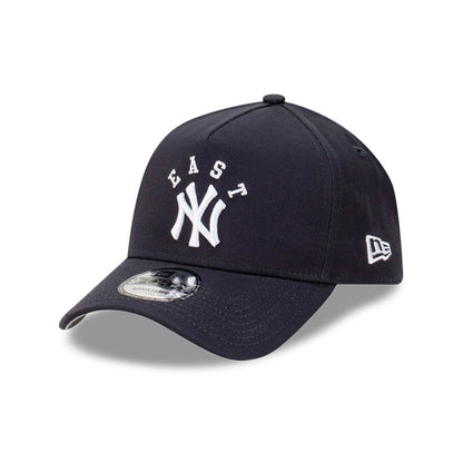 This is a New York Yankees Team Division Navy 9FORTY A-Frame Adjustable Cap 4