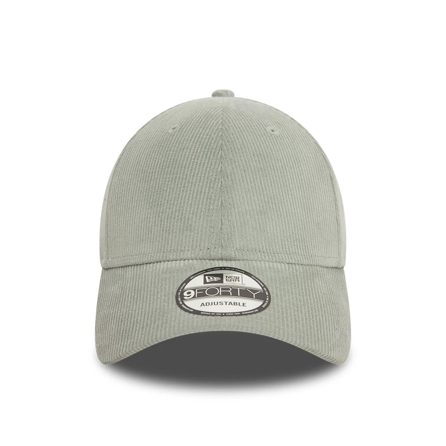 This is a New Era Cord Grey 9FORTY Adjustable Cap 3