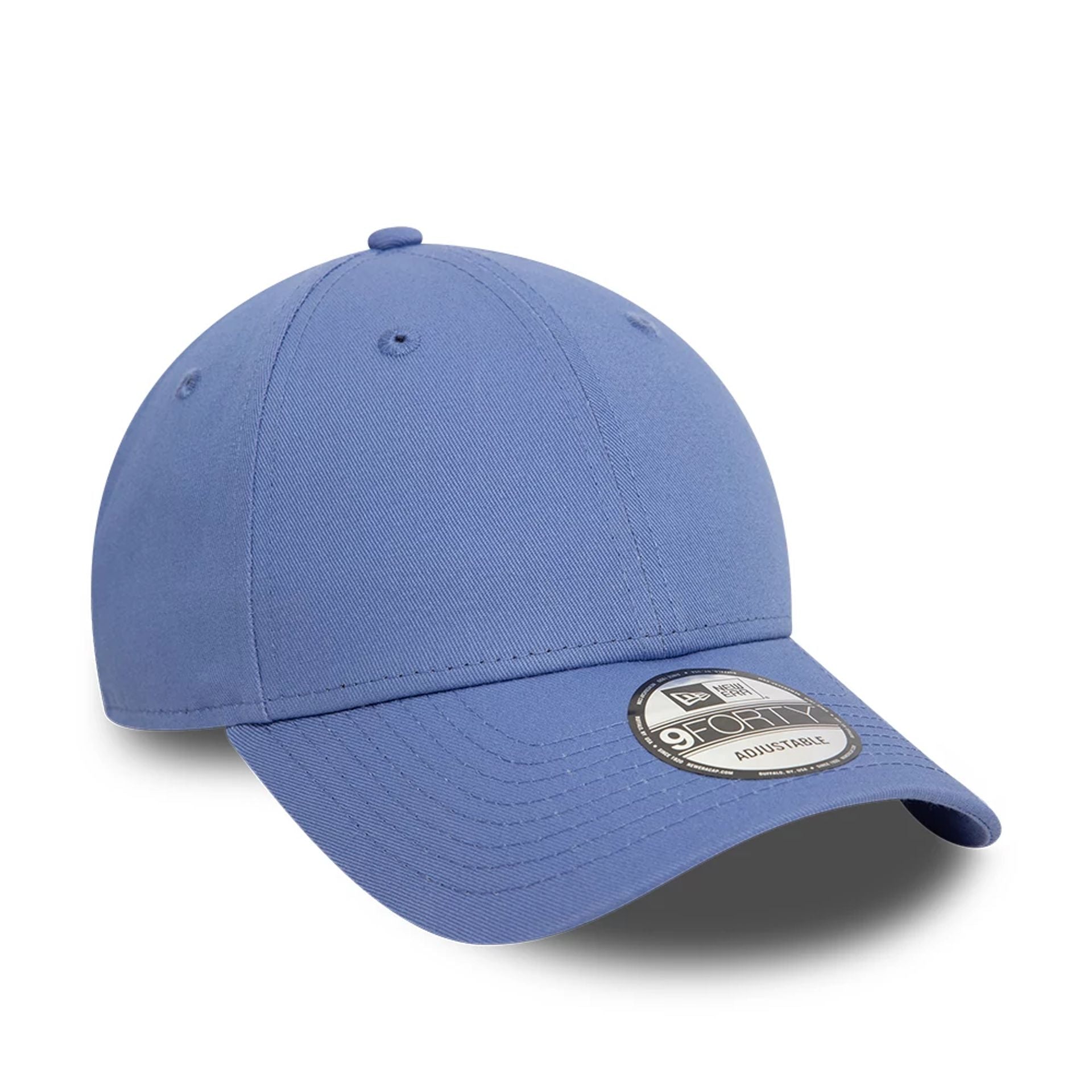 This is a New Era Essential Blue 9FORTY Adjustable Cap 3