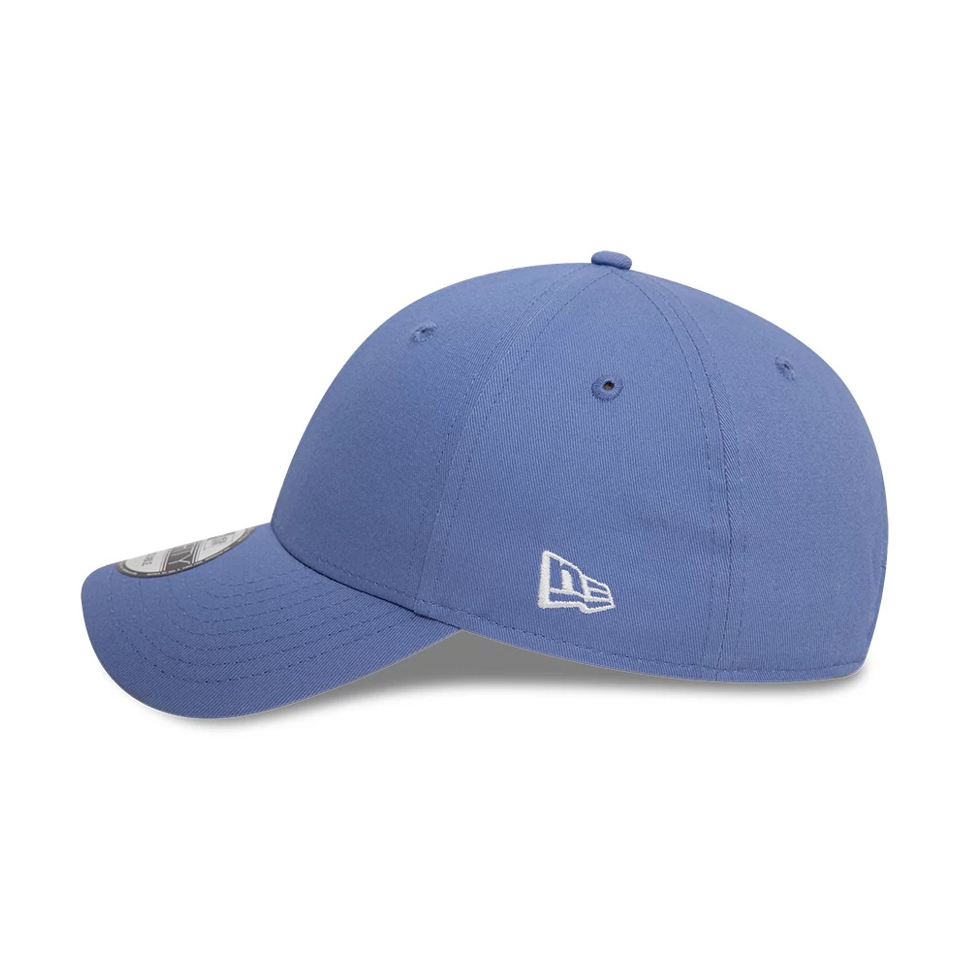 This is a New Era Essential Blue 9FORTY Adjustable Cap 6