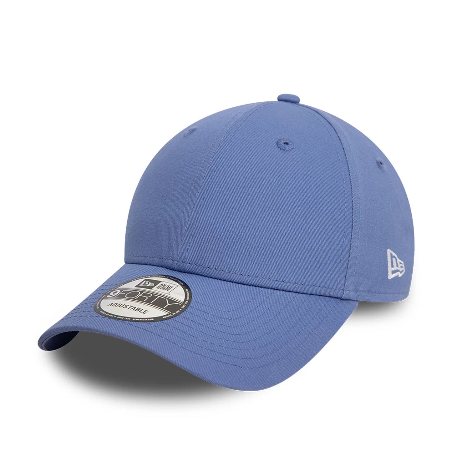 This is a New Era Essential Blue 9FORTY Adjustable Cap 1