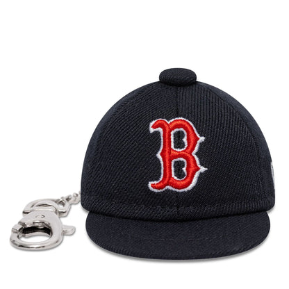 This is a Boston Red Sox MLB Mini Cap Navy Key Chain 2