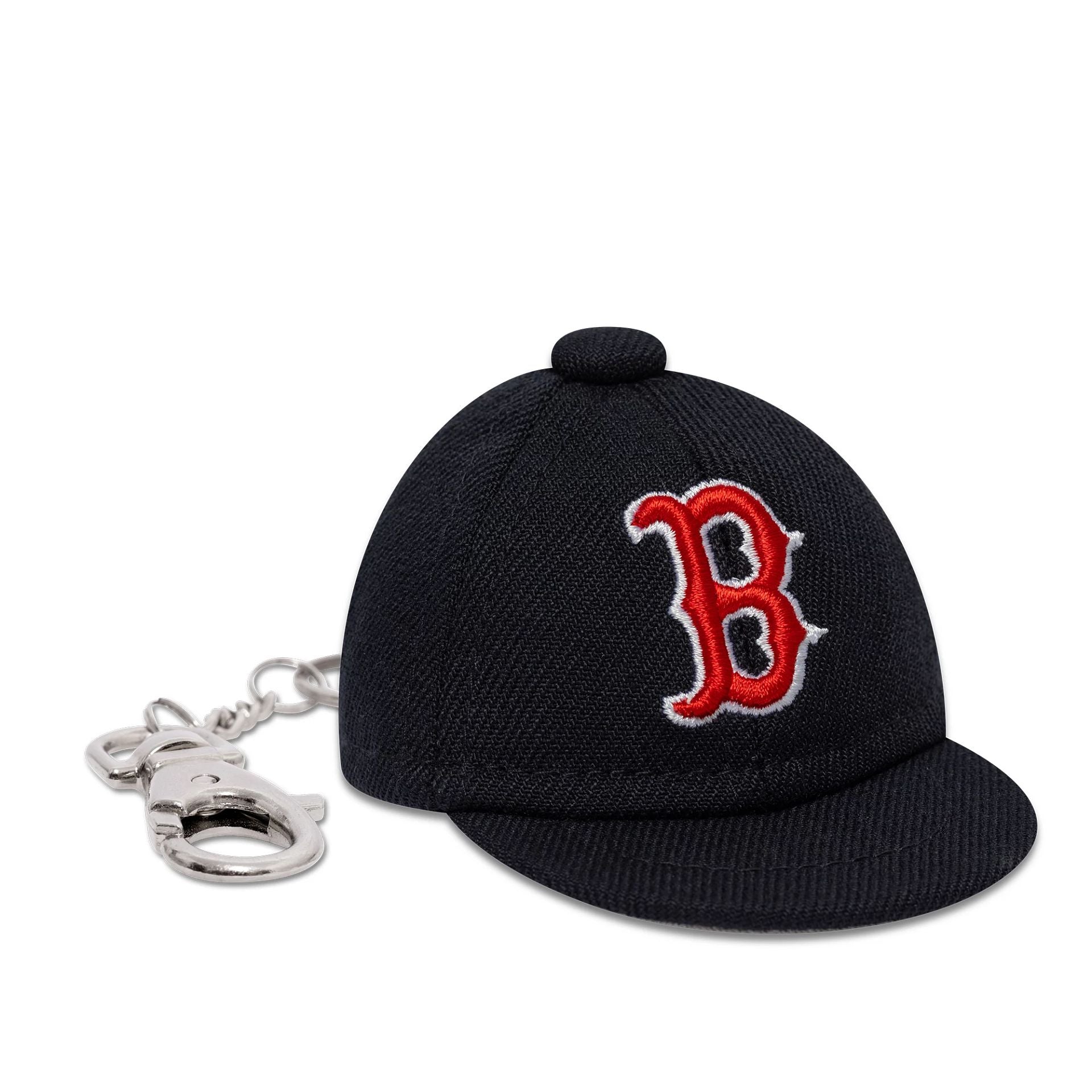 This is a Boston Red Sox MLB Mini Cap Navy Key Chain 3