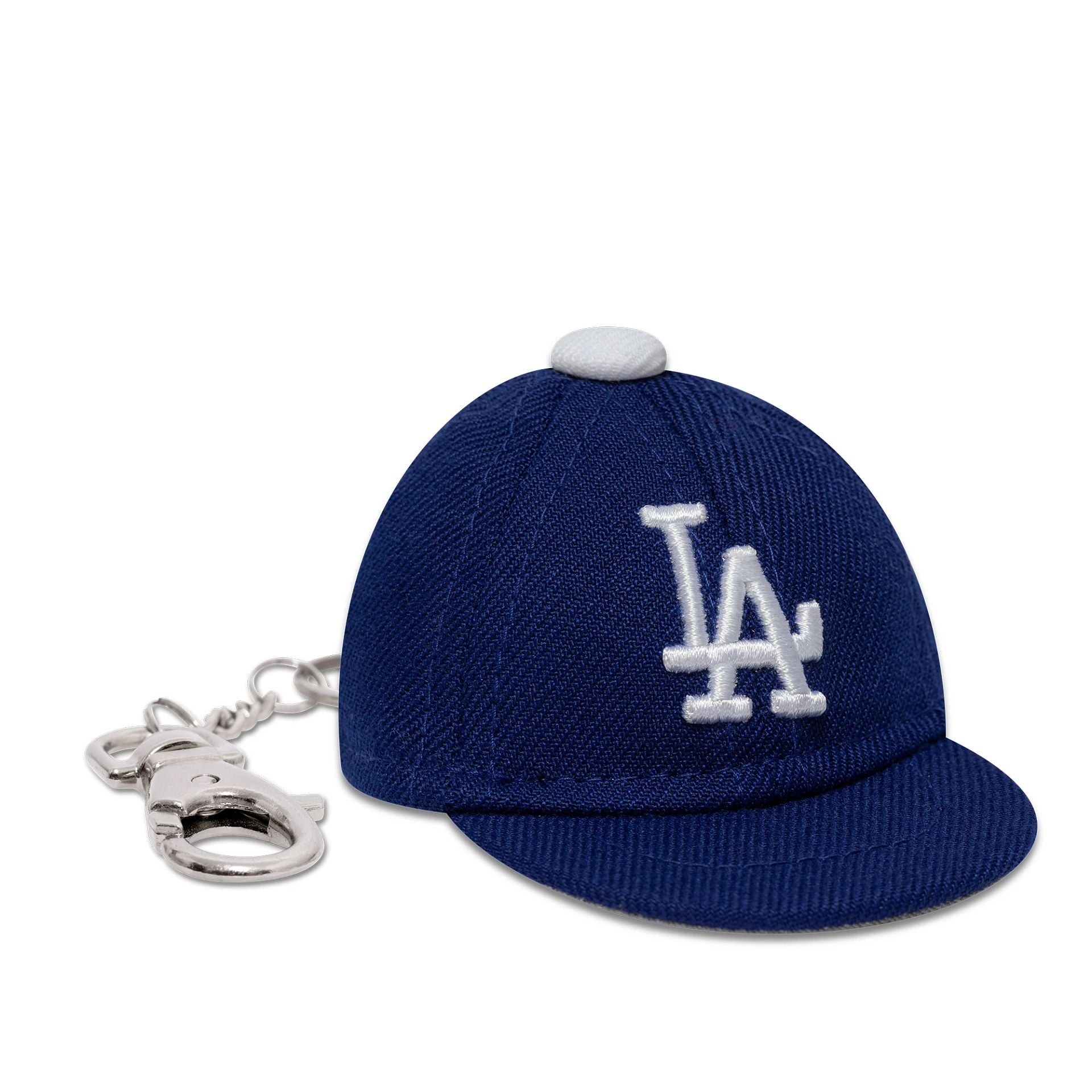 This is a LA Dodgers MLB Mini Cap Dark Blue Key Chain 3