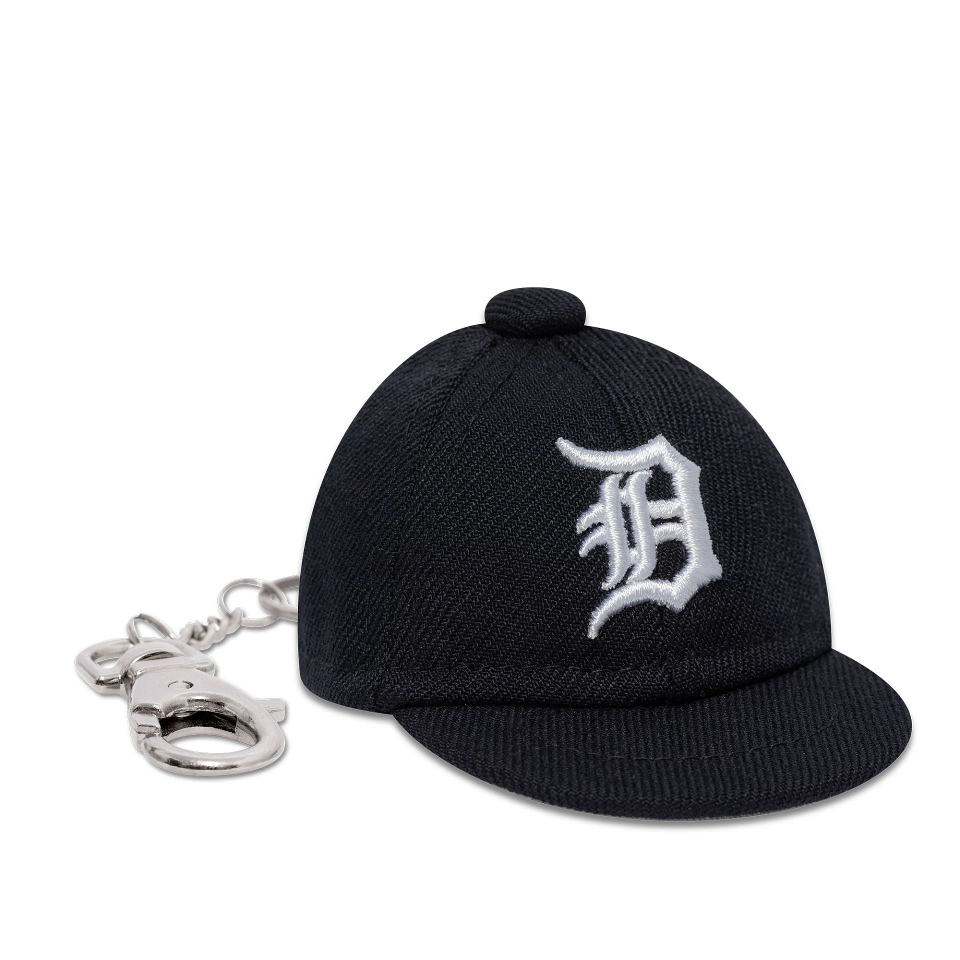 This is a Detroit Tigers MLB Mini Cap Navy Key Chain 3