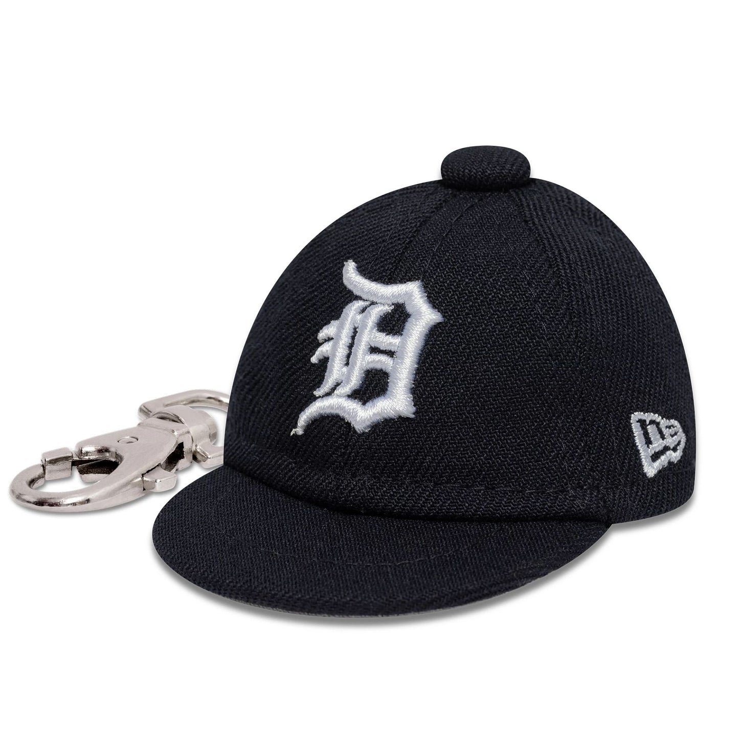 This is a Detroit Tigers MLB Mini Cap Navy Key Chain 1