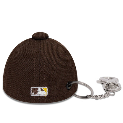 This is a San Diego Padres MLB Mini Cap Dark Brown Key Chain 4