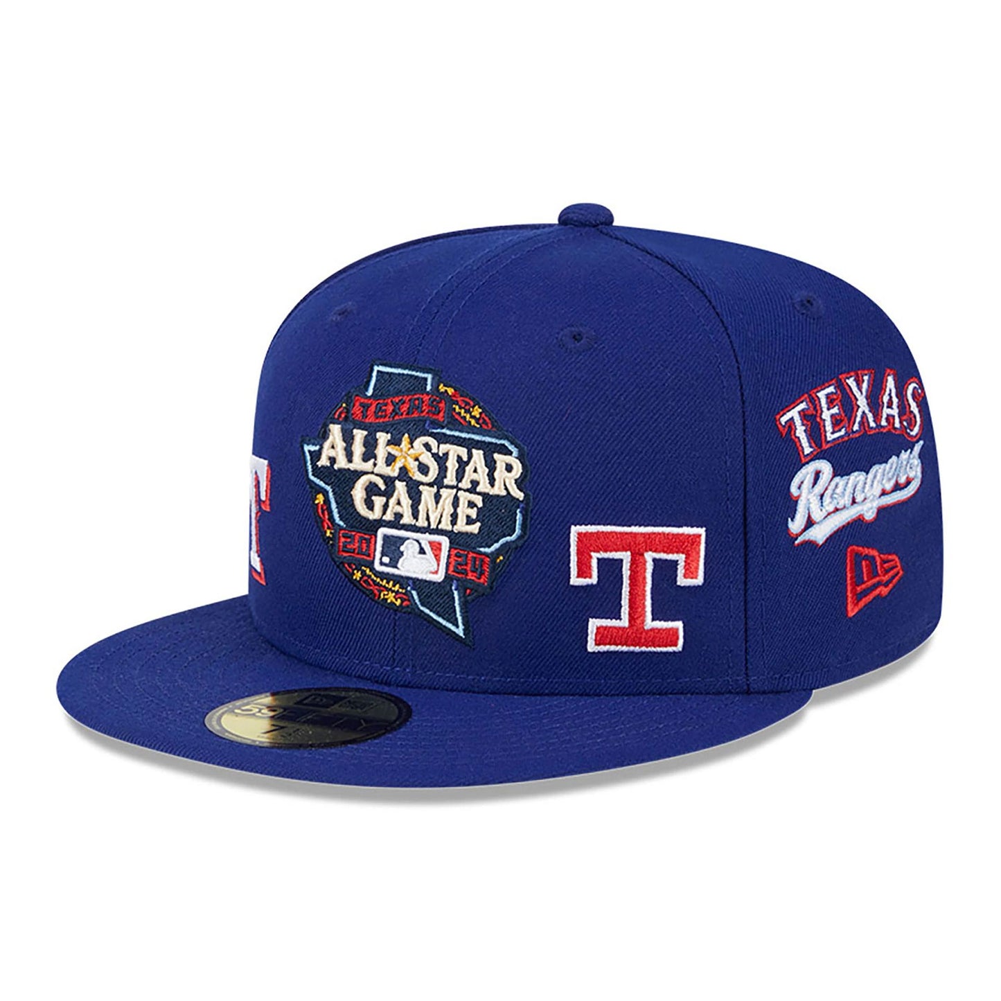 This is a Texas Rangers MLB All Star Game Multi Navy 59FIFTY Fitted Cap 1