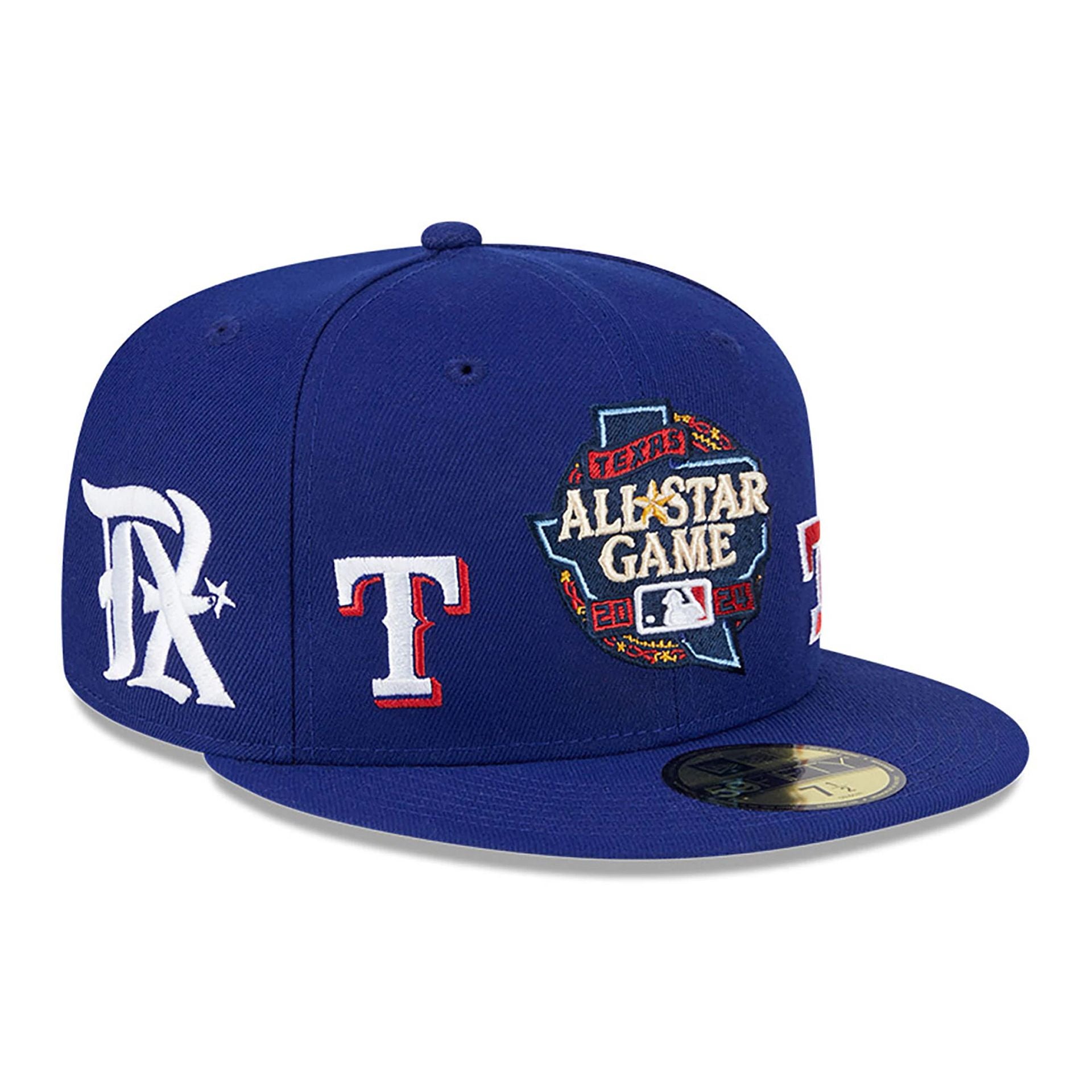 This is a Texas Rangers MLB All Star Game Multi Navy 59FIFTY Fitted Cap 3