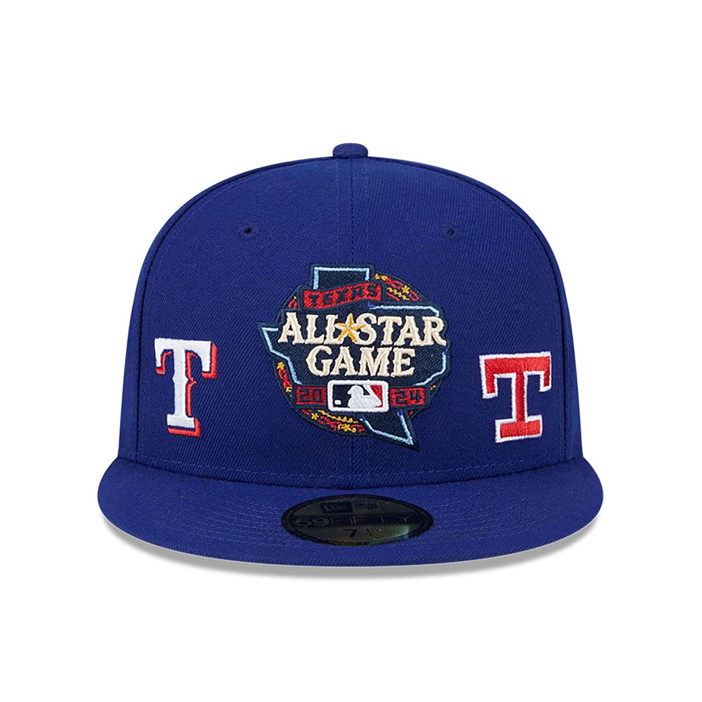 This is a Texas Rangers MLB All Star Game Multi Navy 59FIFTY Fitted Cap 4