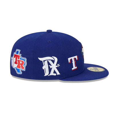 This is a Texas Rangers MLB All Star Game Multi Navy 59FIFTY Fitted Cap 6