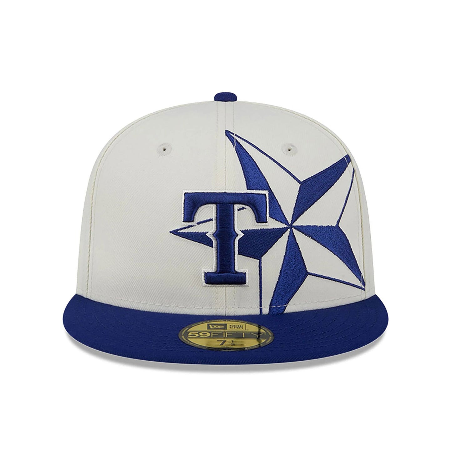 This is a Texas Rangers MLB All Star Game Lonestar White 59FIFTY Fitted Cap 3