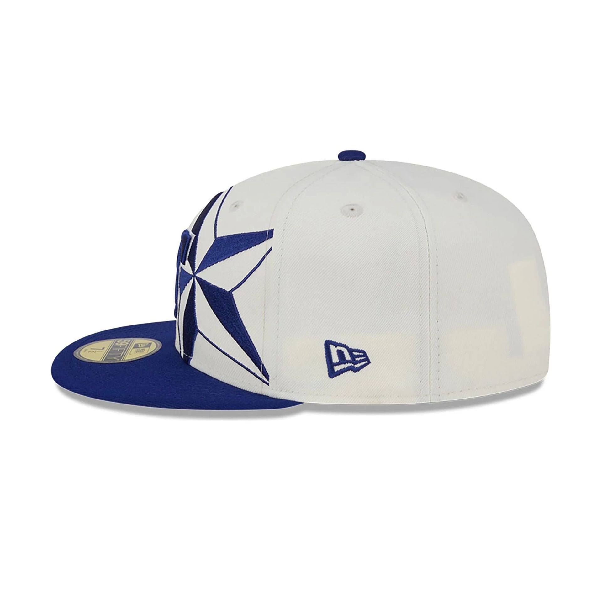 This is a Texas Rangers MLB All Star Game Lonestar White 59FIFTY Fitted Cap 6