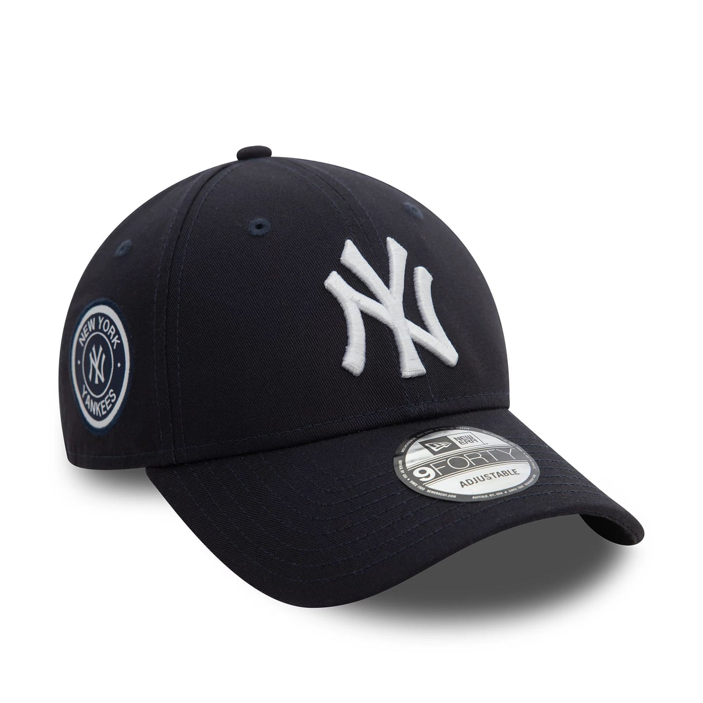 This is a New York Yankees MLB Side Patch Navy 9FORTY Adjustable Cap 2