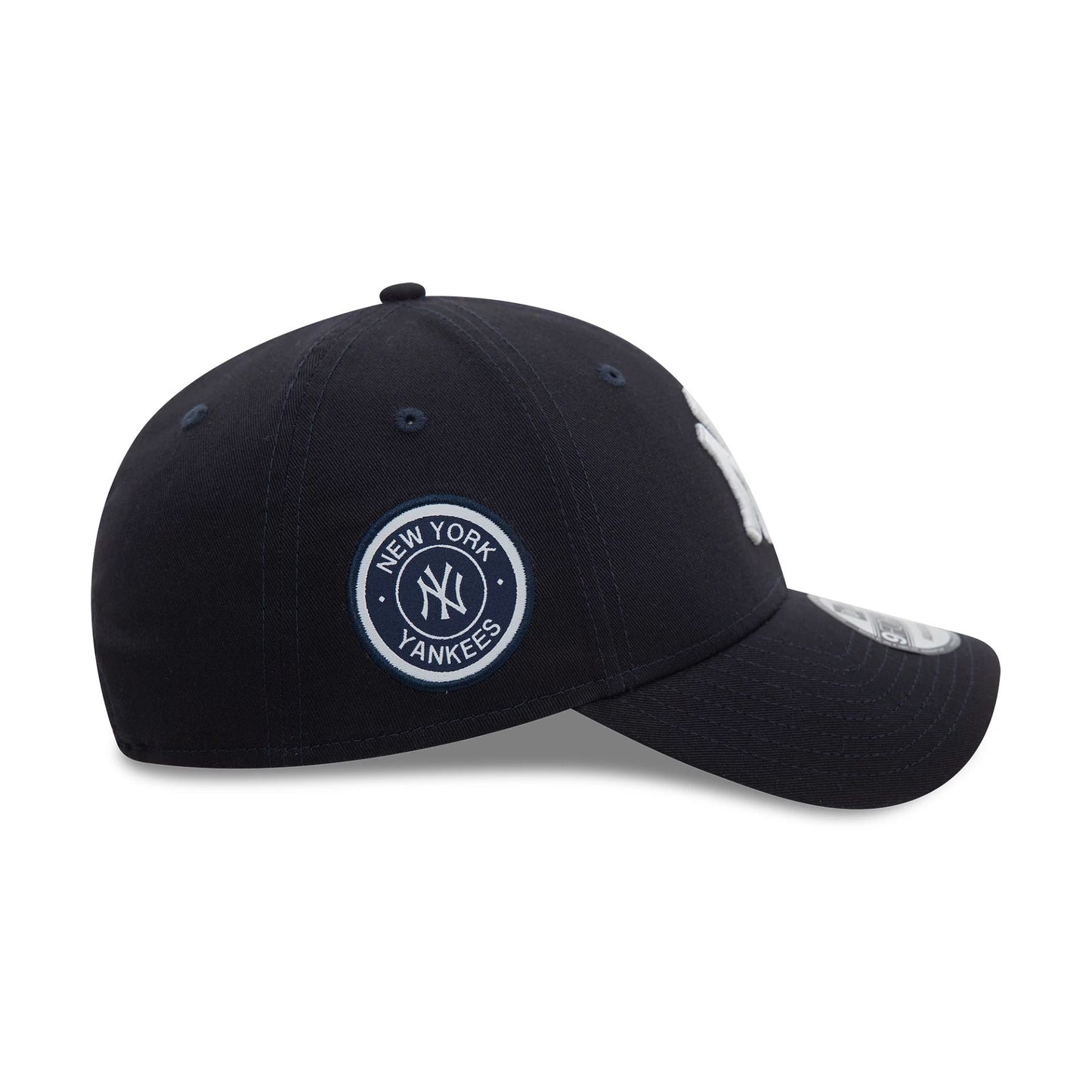 This is a New York Yankees MLB Side Patch Navy 9FORTY Adjustable Cap 6